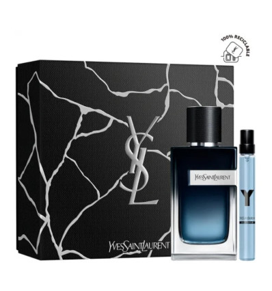 YVES SAINT LAURENT Y POUR HOMME EAU DE PARFUM 100 ml SPRAY + EAU DE PARFUM 10 ml