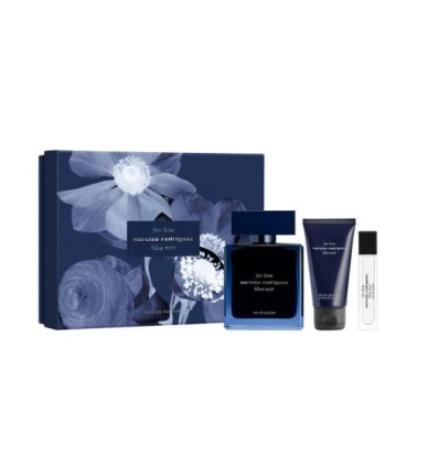 NARCISO RODRIGUEZ FOR HIM BLEU NOIR EAU DE PARFUM 100 ml SPRAY + 10 ml SPRAY + GEL DUCHA 50 ml