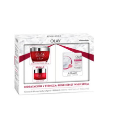 OLAY REGENERIST WHIP SPF 30 CREMA DÍA CON TEXTURA LIGERA 50 ml + CREMA WHIP DÍA 15 ml + TOALLITAS LIMPIADORAS