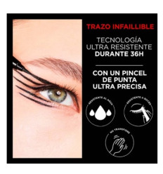 LOREAL INFAILLIBLE EYERLINER 36H MICRO FINE BRUSH 01 OBSIDIAN BLACK