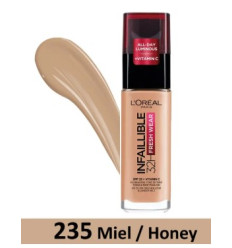 LOREAL INFAILLIBLE 32H FRESH WEAR BASE DE MAQUILLAJE SPF 25 + VITAMIN C 235 MIEL HONEY 30 ml