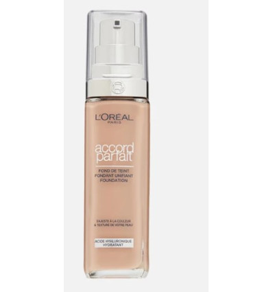 LOREAL ACCORD PARFAIT BASE DE MAQUILLAJE 6.N SOUS TON NEUTRE 30 ml