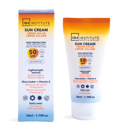 IDC INSTITUTE SUN CREAM SPF 50 WATERPROOF Ref. 90351