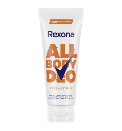 REXONA ALL BODY DEO FRESH CITRUS DESODORANTE EN CREMA 75 ml