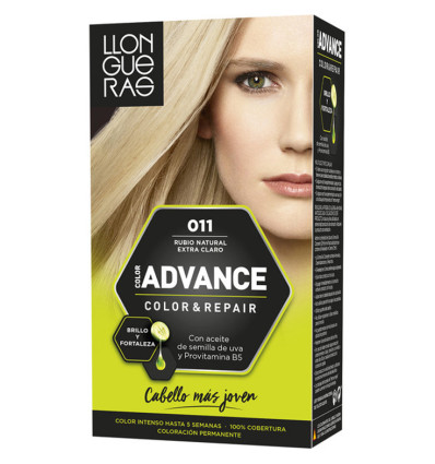 LLONGUERAS ADVANCE TINTE 011 RUBIO NATURAL EXTRA CLARO
