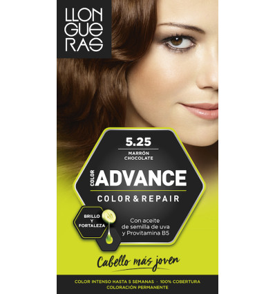 LLONGUERAS ADVANCE TINTE 5.25 MARRÓN CHOCOLATE