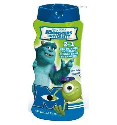 MONSTER UNIVERSITYT 2EN1 GEL DE BAÑO & CHAMPÚ 475 ml