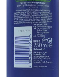 NIVEA BODY MILK NUTRITIVO 5 EN 1 250 ml NIVEA BODY MILK NUTRITIVO 5 EN 1 250 ml