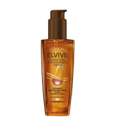 LOREAL ELVIVE ACEITE EXTRAORDINARIO JOJOBA SÉRUM NUTRITIVO LUMINOSO 100 ML