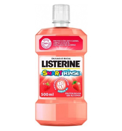 LISTERINE SMART RINSE ENJUAGUE BUCAL 500 ml