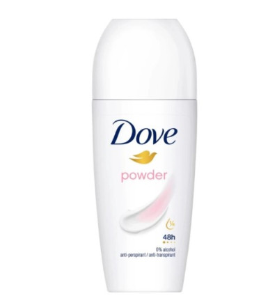 DOVE POWDER DEO ROLLON 48H 50 ml