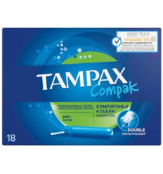TAMPAX COMPAK SUPER 18 UNIDADES
