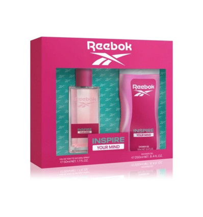 REEBOK INSPIRE YOUR MIND EDT 50 ml SPRAY + GEL 250 ml WOMAN