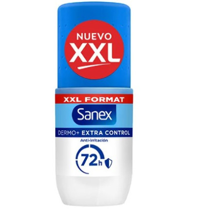 SANEX EXTRA CONTROL DERMO DEO ROLLON XXL 72 H 90 ml