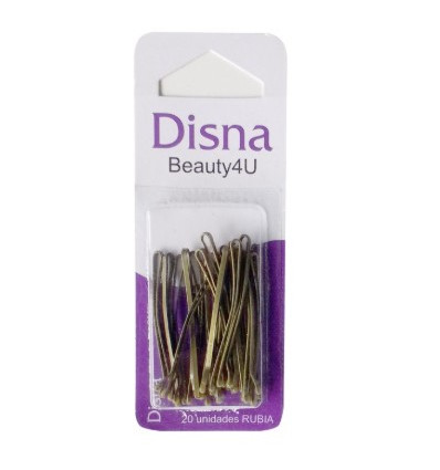 DISNA HORQUILLAS DE PELO RUBIAS 20 UNIDADES
