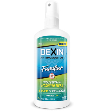 DEXIN ANTIMOSQUITOS FAMILIAR 100 ml ( uso a partir de 1 año )