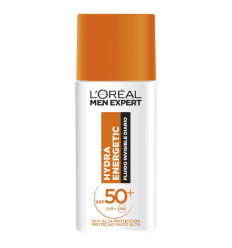LOREAL MEN EXPERT HYDRA ENERGETIC PROTECTOR FACIAL SPF 50 INVISIBLE 50 ml
