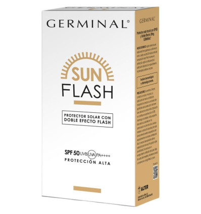 GERMINAL SUN FLASH PROTECTOR SOLAR SPF 50 CON DOBLE EFECTO FLASH 50 ml