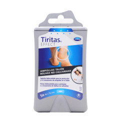 Tiritas Hartmann Effect MDR Ampollas Talón 5 apósitos hidrocoloide autoadhesivos con barrera antibacteriana 45 x 76 mm