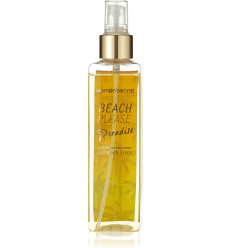 WOMEN SECRET BEACH PLEASE PARADISE BODY MIST GLITERING 250 ml SPRAY SIN CAJA