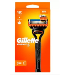 GILLETTE FUSION 5 PACK MANGO + 3 RECAMBIOS