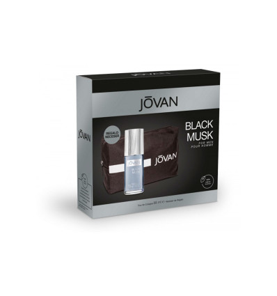 JOVAN BLACK MUSK FOR MEN EAU DE COLOGNE 88 ml SPRAY + NECESER REGALO