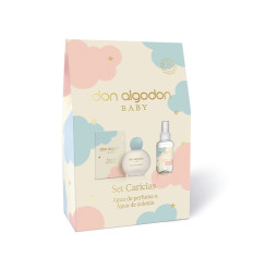 DON ALGODÓN BABY SET CARICIAS AGUA DE PERFUME 100 ml + AGUA DE COLONIA 100 ml