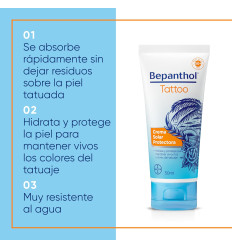 BEPANTHOL TATTOO CREMA SOLAR SPF 50 PROTECTORA 50 ml