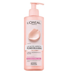 LOREAL LECHE DE LIMPIEZA FLORES DELICADAS 400 ml