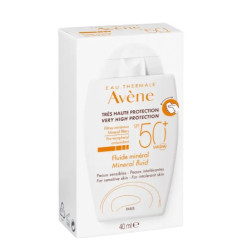 AVENE FLUIDO MINERAL SPF 50 PIELES SENSIBLE INTOLERANTES 40 ml