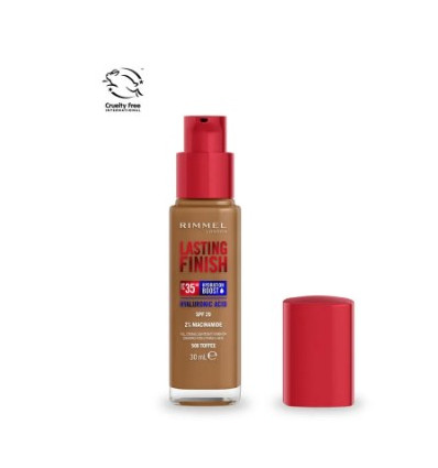 RIMMEL LASTING FINISH BASE DE MAQUILLAJE 500 TOFFEE 30 ml