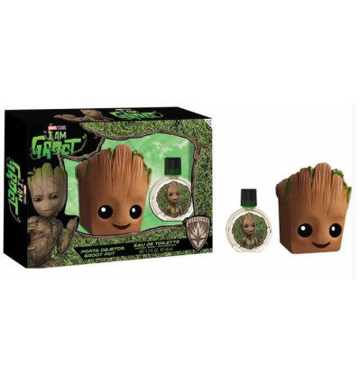 MARVEL I AM GROOT EDT 50 ml SPRAY + PORTA OBJETOS