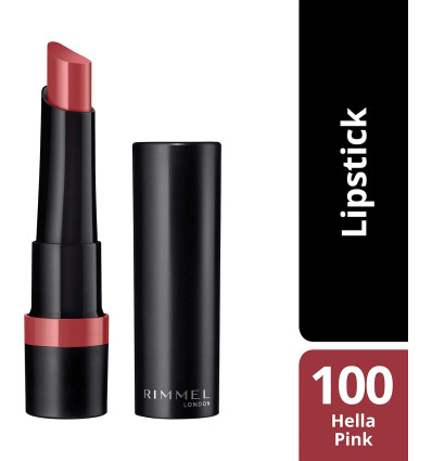 RIMMEL LASTING FINISH EXTREME LIPSTICK 100 HELLA PINK