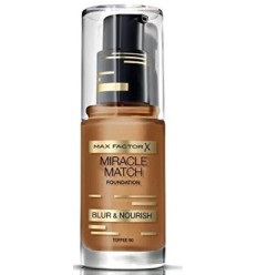 MAX FACTOR MIRACLE MATCH FOUNDATION 90 TOFFEE 30 ml MAX FACTOR MIRACLE MATCH FOUNDATION 90 TOFFEE 30 ml
