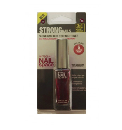 DEBORAH Milano STRONG NAILS TITANIUM 6 LASTING RUBY 8,5 ml