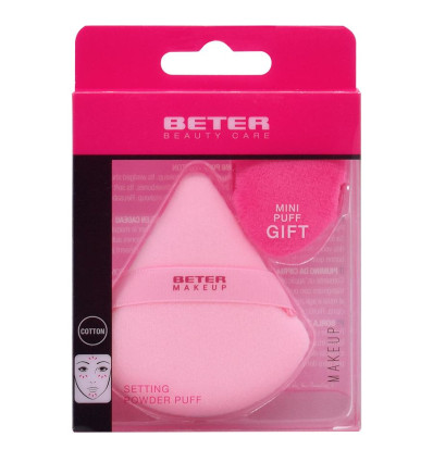 BETER BROLA TRIANGULAR PARA POLVOS + MINI BORLA REGALO R 22002 BETER BROLA TRIANGULAR PARA POLVOS + MINI BORLA REGALO R 22002