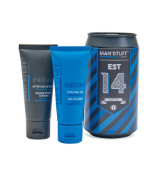 TECHNIC MAN STUFF TIN CAN SHAVE DUO R 995701 TECHNIC MAN STUFF TIN CAN SHAVE DUO R 995701