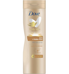 DOVE VISIBLE GLOW LOCIÓN AUTOBRONCEADORA FAIR- MEDIUM SKIN 400 ml