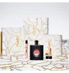 YVES SAINT LAURENT BLACK OPIUM EDP 90 ml SPRAY + EDP 10 ml + LIPSTICK 1.3 g