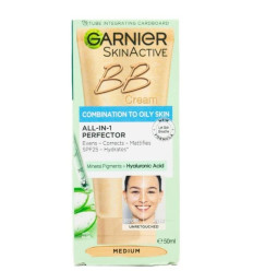 GARNIER BB CREAM TODO EN 1 PIEL MIXTA A GRASA TONO MEDIUM 50 ml