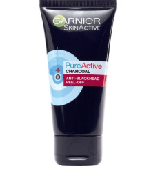 GARNIER PURE ACTIVE Mascarilla exfoliante antipuntos negros de carbón activo puro 50 ml
