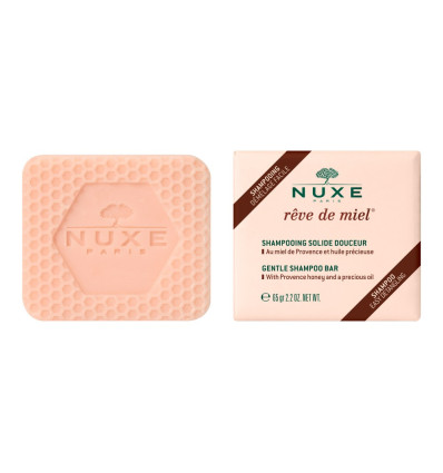 NUXE REVE DE MIEL CHAMPÚ SÓLIDO SUAVE 65 g