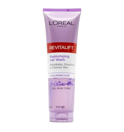 LOREAL REVITALIFT LIMPIADOR FACIAL HIDRATANTE CON ÁCIDO HIALURÓNICO 150 ml