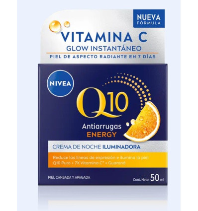 NIVEA Q10 ANTIARRUGAS ENERGY CREMA DE NOCHE 50 ml