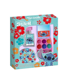 DISNEY STITCH SET DE BELLEZA EDT 20 ml SPRAY + ESPEJO + SET DE BRILLOS LABIALES