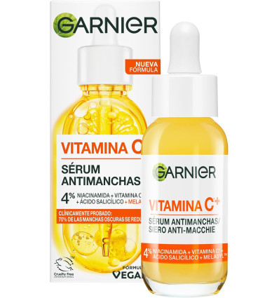 GARNIER VITAMINA C SÉRUM ANTIMANCHAS ILUMINADOR 30 ml