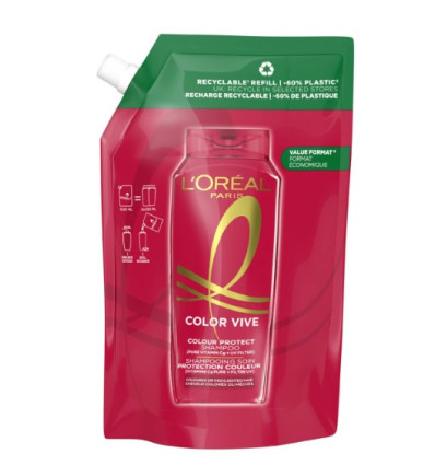ELVIVE COLOR VIVE CHAMPÚ RECARGA ECO 500 ml