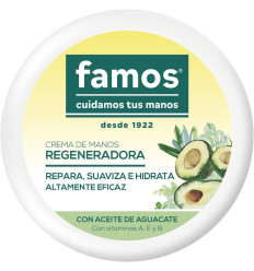 FAMOS CREMA DE MANOS REGENERADORA CON ACEITE DE AGUACATE 250 ml