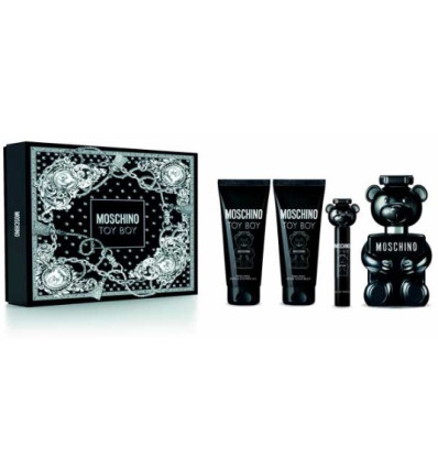 MOSCHINO TOY BOY EAU DE PARFUM 100 ml SPRAY + 10 ml SPRAY + GEL 100 ml + AFTER SHAVE 100 ml MOSCHINO TOY BOY EAU DE PARFUM 100 ml SPRAY + 10 ml SPRAY + GEL 100 ml + AFTER SHAVE 100 ml
