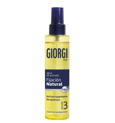 GIORGI AGUA DE PEINADO FIJACIÓN 3 NATURAL 150 ml